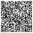 QR code with P C A Nails contacts