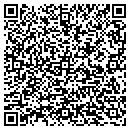 QR code with P & M Monograming contacts
