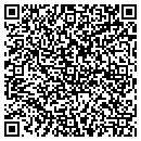 QR code with K Nails & Hair contacts