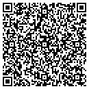 QR code with H & H Timber contacts