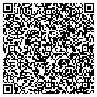 QR code with H E Heating And Cooling contacts