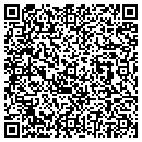 QR code with C & E Garage contacts