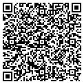 QR code with B & B Clothing contacts