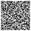 QR code with B & F Trucking contacts