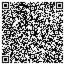 QR code with E T Roofing contacts