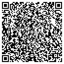 QR code with B & B Superstore Inc contacts