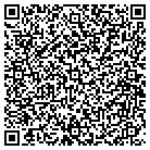 QR code with M & D Nascar & Pottery contacts