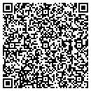 QR code with B & F Marine contacts