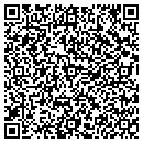 QR code with P & E Corporation contacts