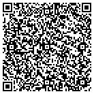 QR code with AA Accredited Storage contacts