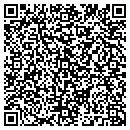 QR code with P & W Oil Co Inc contacts