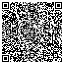 QR code with H And H Glazing Inc contacts