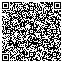 QR code with R & V Towing contacts