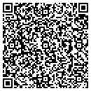 QR code with P K Glass Co contacts