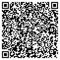 QR code with B & J contacts