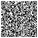QR code with V & H Audio contacts
