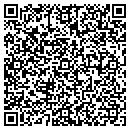 QR code with B & E Plumbing contacts