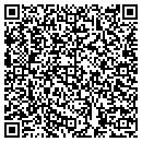 QR code with E B Cafe contacts