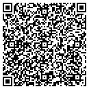 QR code with H & W Alarm Inc contacts