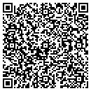 QR code with P I Builders contacts