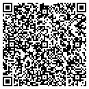 QR code with P & W Developers Inc contacts