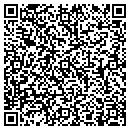 QR code with V Caputo CO contacts