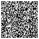 QR code with P & T's Boutique contacts
