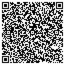 QR code with H & H Greens contacts