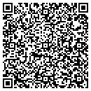 QR code with H E Plants contacts