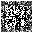 QR code with P & E Trucking Inc contacts