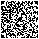 QR code with V M Storage contacts