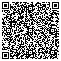 QR code with B & H contacts