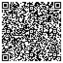 QR code with P & B Trucking contacts