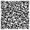 QR code with P R Carmichael MD contacts
