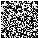 QR code with E T Karate School contacts