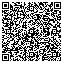 QR code with P E Muehleck contacts