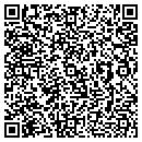 QR code with R J Greenery contacts