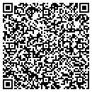 QR code with P Hood Inc contacts