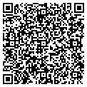 QR code with P E S T contacts