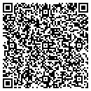QR code with P I Roofing Roofing contacts