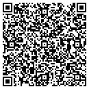 QR code with N B Trucking contacts