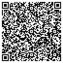 QR code with H L Butcher contacts