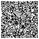 QR code with H E Porter contacts