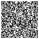QR code with P B & K Inc contacts