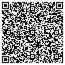 QR code with H R Reglazing contacts