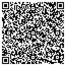 QR code with P & T Trucking contacts