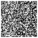 QR code with P A Construction contacts
