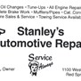 Stanley's Automotive Repair in Red Springs, NC