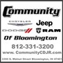 Community Chrysler Dodge Jeep Ram of Bloomington in Bloomington, IN