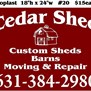 The cedar sheds in Riverhead, NY